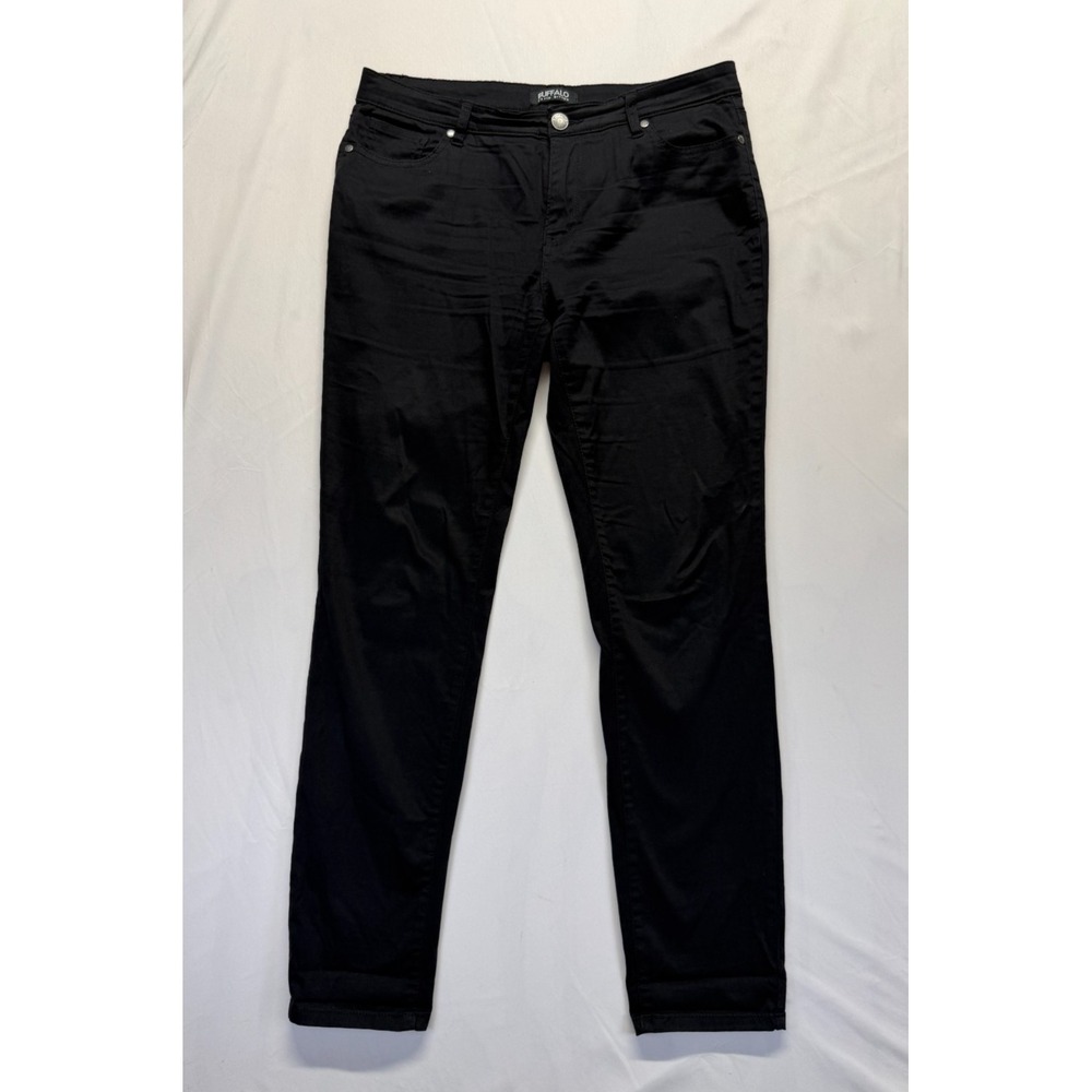 Buffalo David Bitton Hope Mid Rise Skinny Jeans Women 8/29 ( Fits 33x29.5) Black